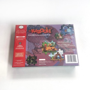 Top Quality Banjo Kazooie Box Thick Cardboard with Tray <b>Game</b> Cartridge Replacement Box for N64 - Product Image 5