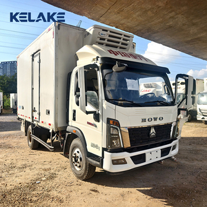 Sinotruck Howo Light Duty Used 371HP Gasoline Camion Freezer Truck <b>Refrigeration</b> for Truck 6x4 <b>Refrigerate</b> Truck - Product Image 4