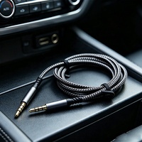 Câble audio 3,5 mm mâle-mâle stéréo Hi-Fi, son haute fidélité, câble tressé en nylon Aux-Aux 1/8 pour écouteurs, autoradios, enceintes domestiques