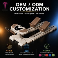 Appareil d'exercice pliable pour la maison avec écran LCD, genouillères et cadre durable pour entraînement complet du corps, musculation, poitrine et jambes