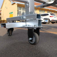 Trailer Kapal Roda Ganda untuk Mega Yacht, Trailer Kapal & Kendaraan Air, Roller Lipat Aluminium, Trailer Kapal Yacht Berkinerja Tinggi