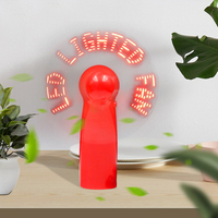 Portátil de 7 colores Led elegir 1 Mini Led plegable mano reloj USB de techo ventilador de batería portátil ventilador con luces