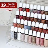 Vernis à ongles végétalien écologique à base d'eau, séchage rapide, longue tenue, 10 ml, flacon rose, OEM, vente en gros, faible MOQ, pour usine 20Y