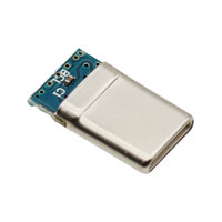 Cable de Carga Rápida USB Tipo C de 16 Pines, Super Speed, 5 Núcleos, PD2.0, 5V 3A/5A, Puerto de Carga, Condensador 10NF, Cableado PCB para Soldadura, ISO9001