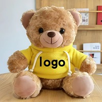 Oso de Peluche Súper Suave con Relleno de Algodón PP y Forro de Malla, Gorro y Banda para Graduación, Cumpleaños, Regalo para Estudiantes, Niños y Niñas