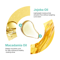 Huile Capillaire Naturelle Pallamina Macadamia Jojoba Complex, Sérum Activateur de Boucles pour Traitement des Cheveux Abîmés, Vente en Gros OEM
