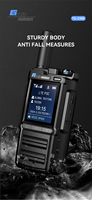 Talkie-walkie portable à double carte SIM, GPS personnalisé, PTT 4G LTE, longue portée, 200 miles
