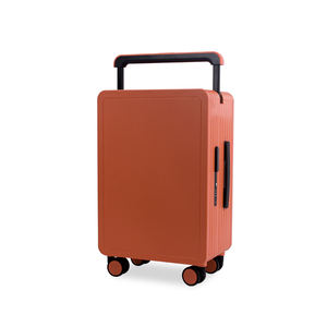 Ensemble de bagages de luxe à coque rigide en PC grande capacité avec doublure en polyester, roues de voyage, poignée télescopique large pour bagages à main, roues pivotantes - Product Image 1