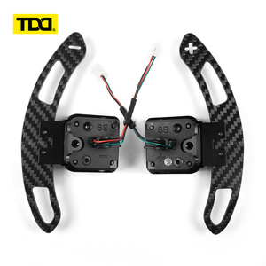 แป้นเปลี่ยนเกียร์คาร์บอนไฟเบอร์แม่เหล็ก TDD สำหรับ Audi B9 A1 A3 A5 A8 Q2 Q3 Q4 Q5 Q7 Q8 S1 S2 S3 S4 S5 SQ5 RS3 RS4 RS5 RSQ5 - Product Image 1