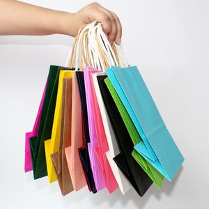 <b>Personalised</b> Wholesale Paperbag Packaging Boutique Custom Luxury Shopping <b>Gift</b> Kraft Paper <b>Bag</b> with Your Own logo - Product Image 1