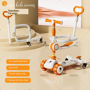 Nuovo Monopattino per Bambini 2-6-12 Anni, Pieghevole con Ruote in PU, a Tre Ruote per Ragazzi e Ragazze - Product Image 2