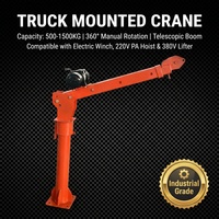 Grue montée sur camion de 2 tonnes - une grue montée sur camion de grande capacité utilisée pour la construction