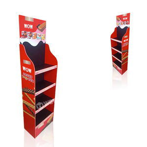 Tùy chỉnh PVC bán lẻ hiển thị đứng sàn nhựa đứng hiển thị cho thanh sô cô la - Product Image 3