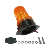 Lampu Peringatan Amber Flash Beacon DC 10-110V IP65 5W 50000h Penutup ABS Lampu Keselamatan Aksesoris Kendaraan Forklift dan Teknik