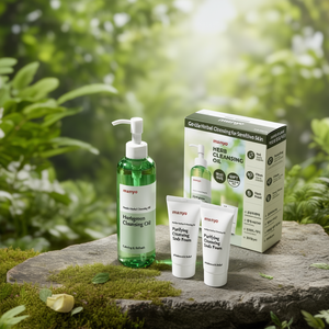 <b>Manyo</b> Herb Green <b>Cleansing</b> <b>Oil</b> 200Ml Purifying Soda Foam 20Ml X2 For Sensitive Skin Gentle Herbal Care Set - Product Image 3