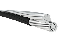 4 Awg 2/0 Awg Spaniel Kabel Udara Xlpe/Pvc Isolasi Aluminium Overhead Service Drop Cable Harga