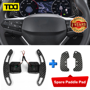 Palancas de cambio magnéticas de fibra de carbono TDD compatibles con SEAT Leon Cupra 2013-2020 - Product Image 2