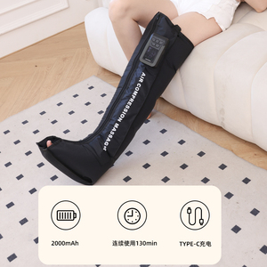 Masseur de pieds et de jambes intelligent à 3 modes, avec vessie gonflable et fermeture éclair - Product Image 3