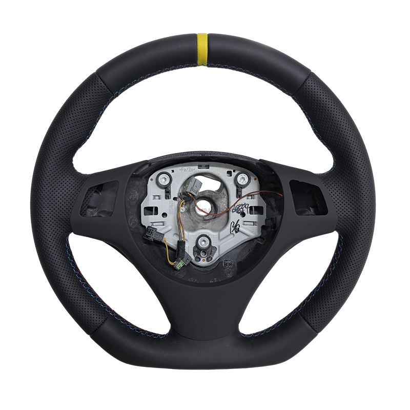 ชุด M + มีรูพาย + หนัง + ตะเข็บลายสีเหลือง + ฝาครอบ