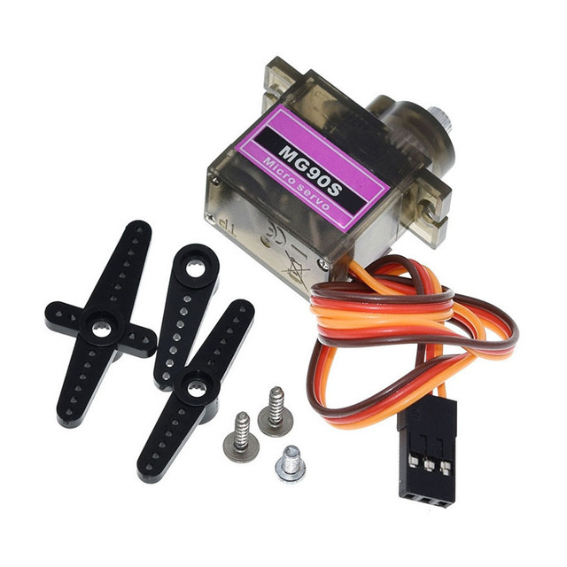 5 PCS MG90S Servo 9G Micro Servo Motor Micro Servo Motor 9G Smart Robot Car Helicopter Plane Boat