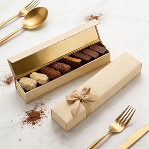 Coffrets Cadeaux Rigides de Luxe Ramadan pour Chocolats avec Grille et Fenêtre Transparente, Emballages Magnétiques pour Dattes Gourmandes et Boîtes à Truffes Sucrées - Product Image 3