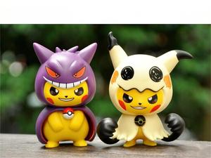 Nouvelle figurine vinyle <span class=keywords><strong>Pikachu</strong></span> en boîte mystère, série Hollow Dress-Up, jouet d'art de collection anime pour décoration de bureau, vente en gros - Product Image 6