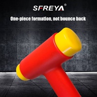 Marteau de sécurité isolé SFREYA S618-30 VDE 1000V pour électricien, avec poignée bicolore injectée