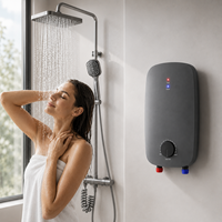 Chauffe-eau électrique sans réservoir 6KW mural à chauffage instantané avec contrôle de température réglable