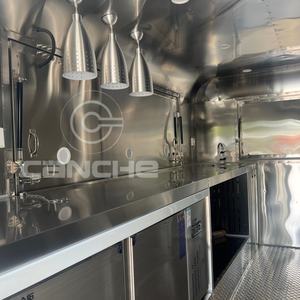 Mobile Restaurant Food Trailers Fully Equipped Container Kitchen Mobile Food Truck Ice Cream Coffee <b>Bar</b> Cart - Product Image 6