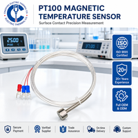 Pt100 Thermoelement-Sonde, Magnetische Halterung Starker Magnetsensor, Platin-Widerstandsthermometer für Oberflächentemperatur