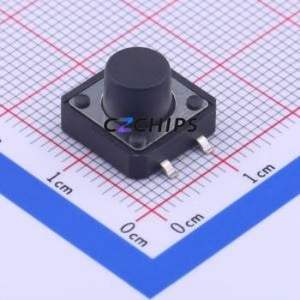 TS-1103S-C-I Tactile Switch SMD-4P,12x12mm Switch Single Pole Single Throw Round Button 2.6N Vertical Mount - Product Image 1