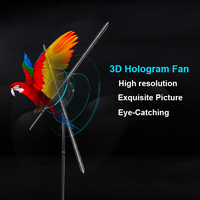 Ventilateur 3d Hologramme Lecteur Vidéo Ventilateur 3d Led Équipement Holographique Hologramme 3d Projecteur Holographique