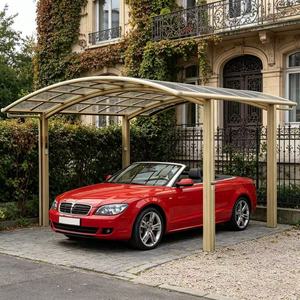 Abri de <span class=keywords><strong>voiture</strong></span> moderne <span class=keywords><strong>en</strong></span> aluminium imperméable, résistant aux UV, abri de <span class=keywords><strong>voiture</strong></span> extérieur imperméable à la pluie - Product Image 1