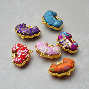 Song Brocade Ruyi Lock Charms Zinc Alloy Handmade Pendant Gift <b>Keychain</b> Accessory Spring 2025 Lianyungang - Product Image 1