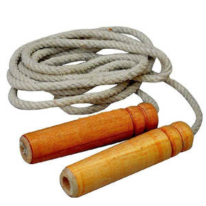 Cuerda de Saltar de Alta Calidad OEM, Cuerda de Saltar para Fitness con Logotipo Personalizado, Cuerda de Saltar con Mango de Madera de Alta Calidad - Product Image 1