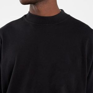 Nuevo diseño de alta calidad de algodón suelto ajuste pequeño hombro caído camiseta en blanco de gran tamaño hombres camisetas con etiqueta - Product Image 2