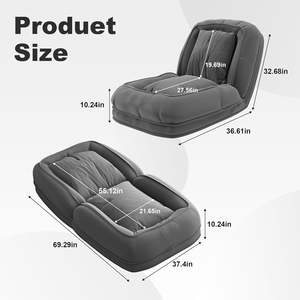 <span class=keywords><strong>Cama</strong></span> Grande para Perros y Personas Adultas - Sofá <span class=keywords><strong>Nido</strong></span> Plegable de Pana con Reclinable Ajustable - <span class=keywords><strong>Cama</strong></span> Gigante Tipo Puff - Fábrica OEM/ODM - Product Image 3