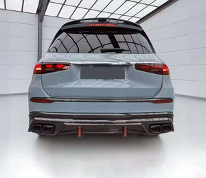 Nuevo Kit de Carrocería de Fibra de Carbono Personalizado YIKU para Mercedes-Benz GLS <span class=keywords><strong>Maybach</strong></span>, Estilo LD, Gris, Divisor de Carbono para SUV, Kits de Estilo VIP - Product Image 4