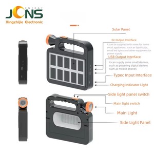 Alimentation solaire portable JCNS Shenzhen OEM ODM pour les secours en cas de catastrophe, générateur solaire de 3 W, lampe d'éclairage solaire - Product Image 4