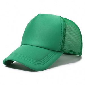 Custom Logo Print 3d Embroidery Sport Golf Baseball Dad Hat Gorras 5 Panel Blank <b>Plain</b> Foam Trucker Mesh <b>Cap</b> - Product Image 3