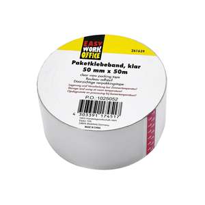 Ruban d'emballage vue dégagée/rouleau adhésif / doorzichtige verpakkingstape TRAVAIL FACILE - Product Image 2