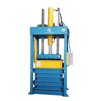 Presse à balles hydraulique verticale en gros d'usine presse à balles de coton presse à balles pour vêtements d'occasion avec prix de gros
