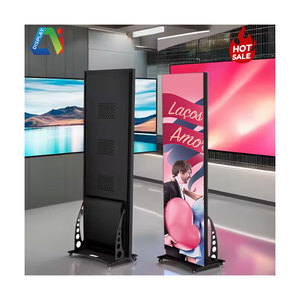Haute Résolution P1.25 P2 P2.5P3 Intérieur Extérieur Plancher Mobile LED Affiche Stands LED <span class=keywords><strong>ADS</strong></span> Média Écran pour Magasin Centre Commercial Hôtel - Product Image 5