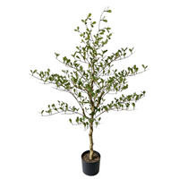 Arbre d'olivier artificiel de 110 cm, fausse verdure d'olivier, bonsaï artificiel, plante artificielle pour la décoration intérieure de la maison et du jardin