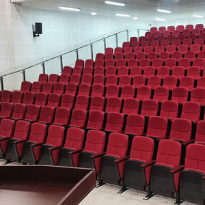 Chaises pliantes de luxe inclinables pour théâtre/cinéma/salle de conférence <span class=keywords><strong>avec</strong></span> revêtement en tissu acrylique pour l'église, l'école et les conférences - Product Image 2
