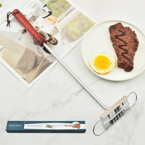 Fer à marquer pour barbecue avec lettres interchangeables, personnalisable, pour marquer les noms de viandes, de barbecues, de steaks, outil de presse, grillades en plein air (lettres argentées) - Product Image 6
