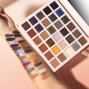 Paleta de <span class=keywords><strong>Sombras</strong></span> de Ojos de 30 Colores con Logotipo Privado Personalizado, Sombra de Ojos Mate y Brillante - Product Image 1