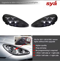 Ensemble de phares LED SYA pour Porsche Cayenne 92A 958.1 2011-2014, mise à niveau Matrix style 2024 [1979LL]