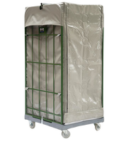 Housse de protection thermique isolante légère et résistante aux UV pour conteneur de chariot à cage roulante