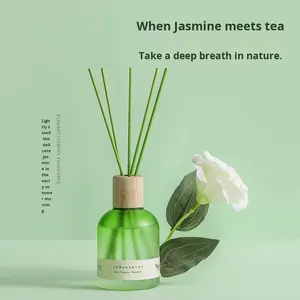 Thé au jasmin gardénia <span class=keywords><strong>parfum</strong></span> huile essentielle encens aromathérapie longue durée pour la maison chambre salle <span class=keywords><strong>de</strong></span> bain jardin-flacon en verre - Product Image 3